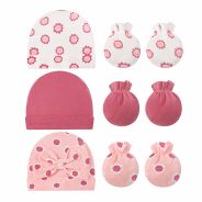 3 Hats and 3 Mittens - Pink