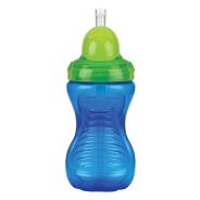 Flip-It Fat Straw Cup 300ml Blue