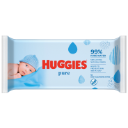 Baby Wet Wipes Pure 56's