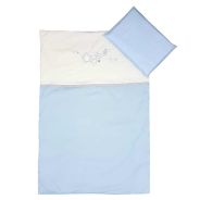 3 Piece Cot Linen Set – Blue Stars