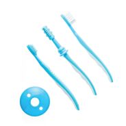 Infant Toothbrush Set - 3 Piece Blue