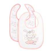 2PK Jersey Bibs- Fairy Bunny