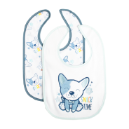 2PK Jersey Bibs- Snuggle Pup