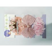 3 Pack pink Fancy Headband set